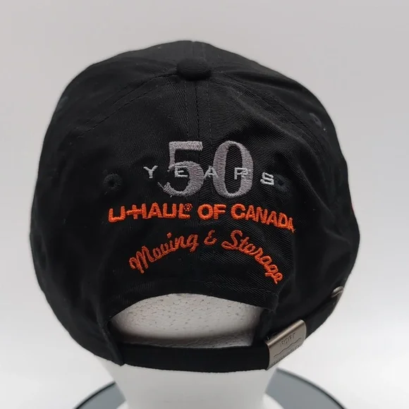 Port Authority| Black Uhaul Co. Of Canada Trucker's Cap Polyester Cotton Blend - Picture 3 of 9